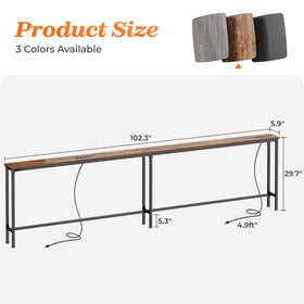 SUPERJARE long surface keeps remotes and mugs within easy reach.