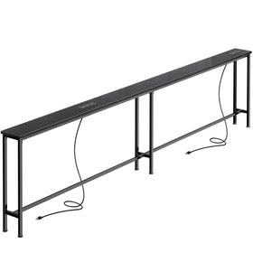 SUPERJARE 102-inch sofa table with outlets and USB-C for easy charging