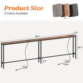 SUPERJARE behind sofa table blends with room layout