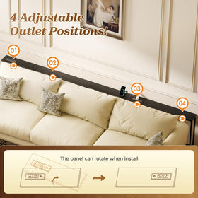 SUPERJARE anti-tip kit and adjustable feet boost stability on uneven floors.