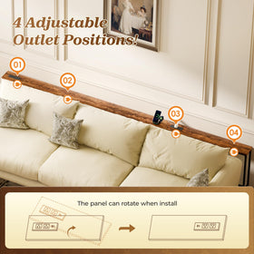 Anti-tip kit and adjustable feet enhance safety on uneven floors.