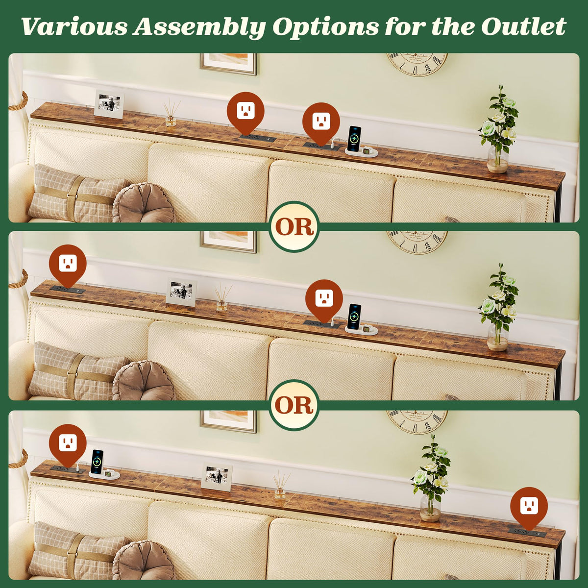 Anti-tip kit included for wall-secured stability