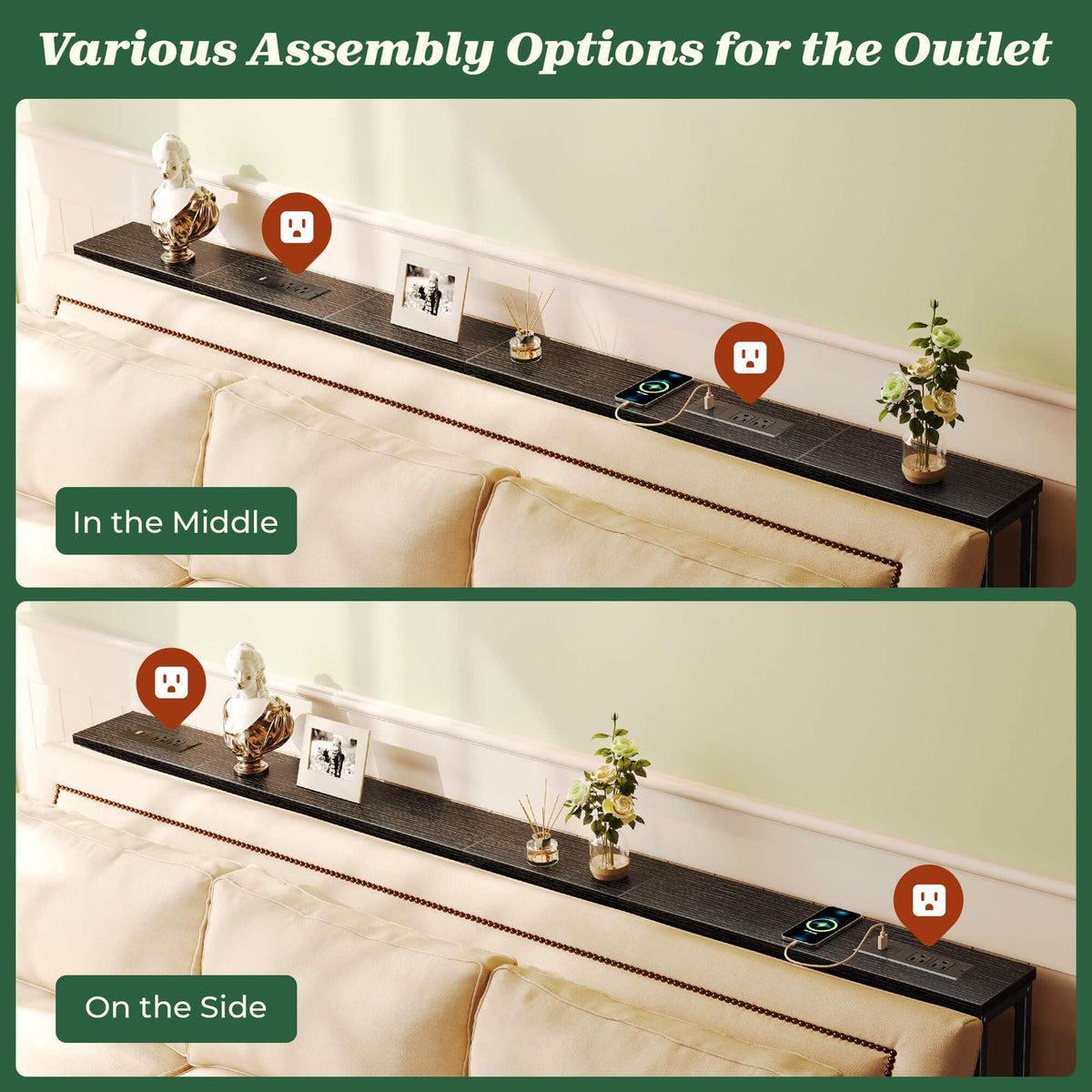 Superjare dual-39-4-inch tables combined create a longer surface.