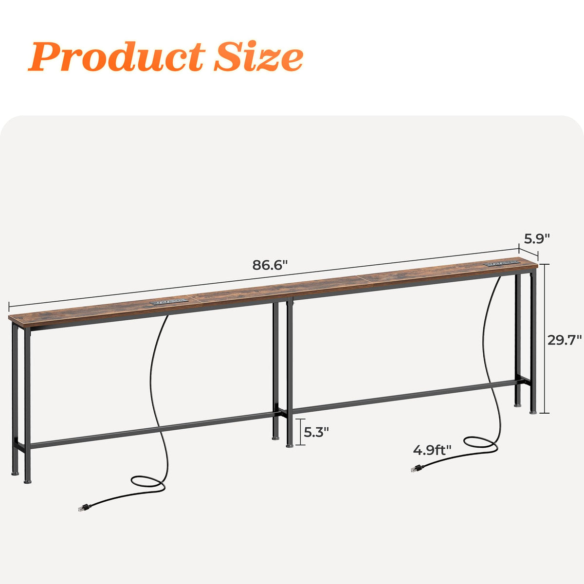 Storage surface keeps remotes, decor, and mugs within reach.