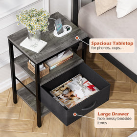 Adjustable feet ensure stable placement on uneven floors.