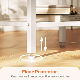 SUPERJARE nightstand durable materials ready for daily use