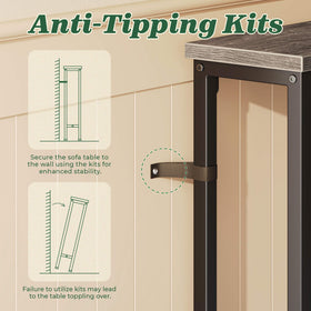 SuperJARE wall attachment and adjustable feet improve stability on uneven floors.