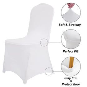 SuperO universal-fit size chart helps choose the right chair cover