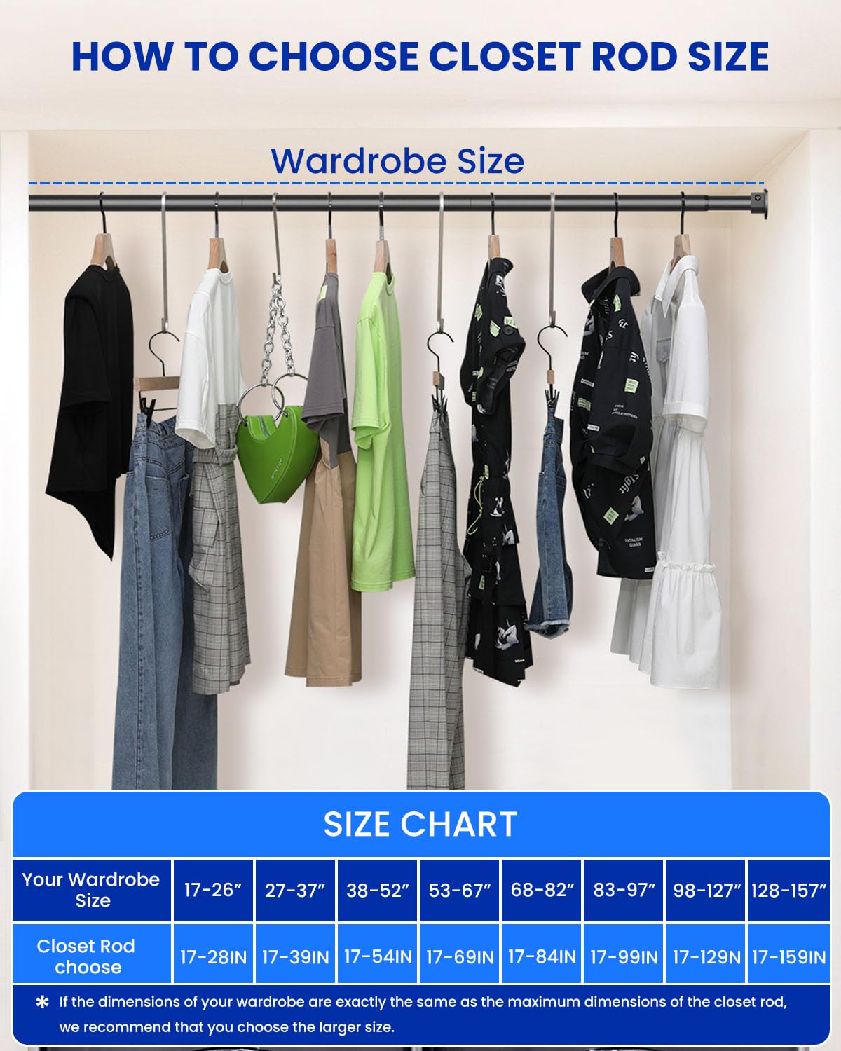 Supforce black finish adds modern look to bedroom closets.