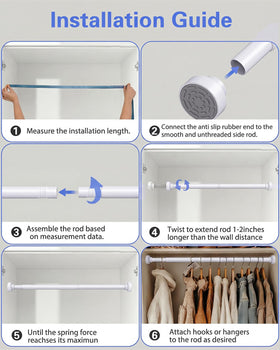 Supforce RV organization rod ideal for rentals and small spaces
