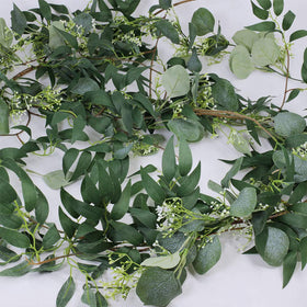 Supla willow twig garland 5-5ft enhances tables, mantels, and entrance decor.