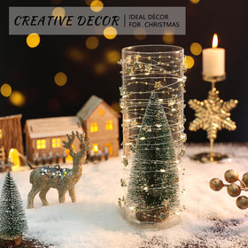 SUPMIND candle holder vases, elegant hurricane options at 10 inches height