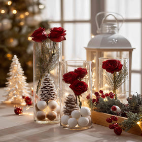 SUPMIND cylinder vases perfect for wedding decorations and stylish events.