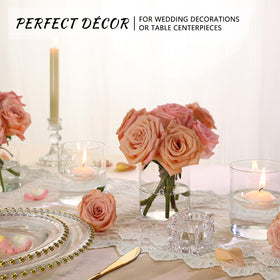 SUPMIND floating candle vases create gentle candlelit displays.