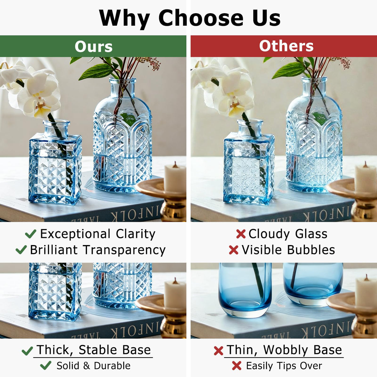 SUPMIND packaging protects vases during shipping for safe arrival.