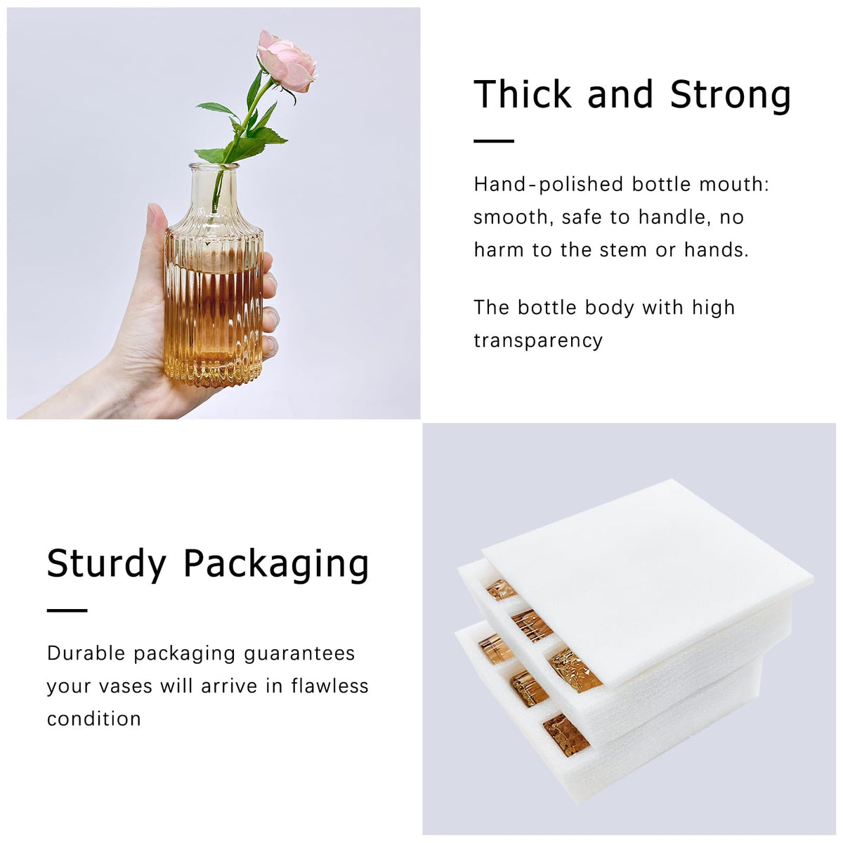 SUPMIND 12pc set supports dried flowers or reed diffusers for versatile styling