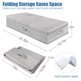 Supowin foldable lid design lets you view contents quickly.