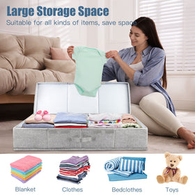 Supowin breathable linen exterior with Oxford interior protects items.