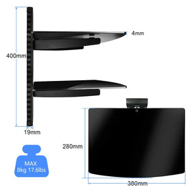 Suptek cable management system neatly conceals cables on the CS202