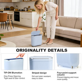 Supteron 12-liter rectangular bin fits kitchen and bathroom spaces