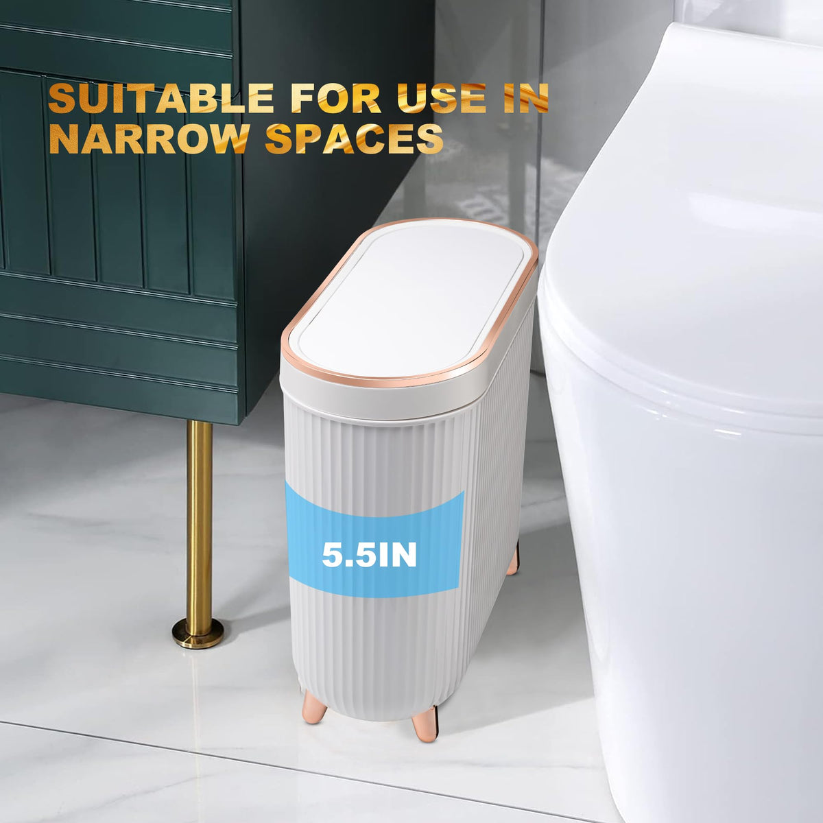 Supteron odor-control sealed lid helps keep rooms fresh