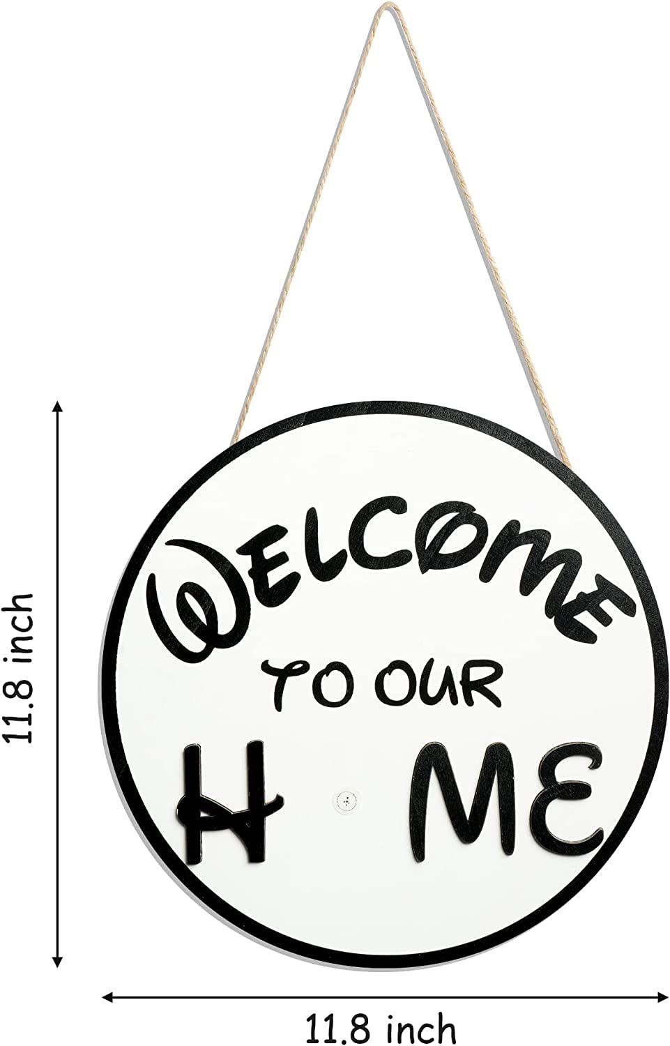 SUPYFD wood panel sign adds rustic farmhouse style to interiors.