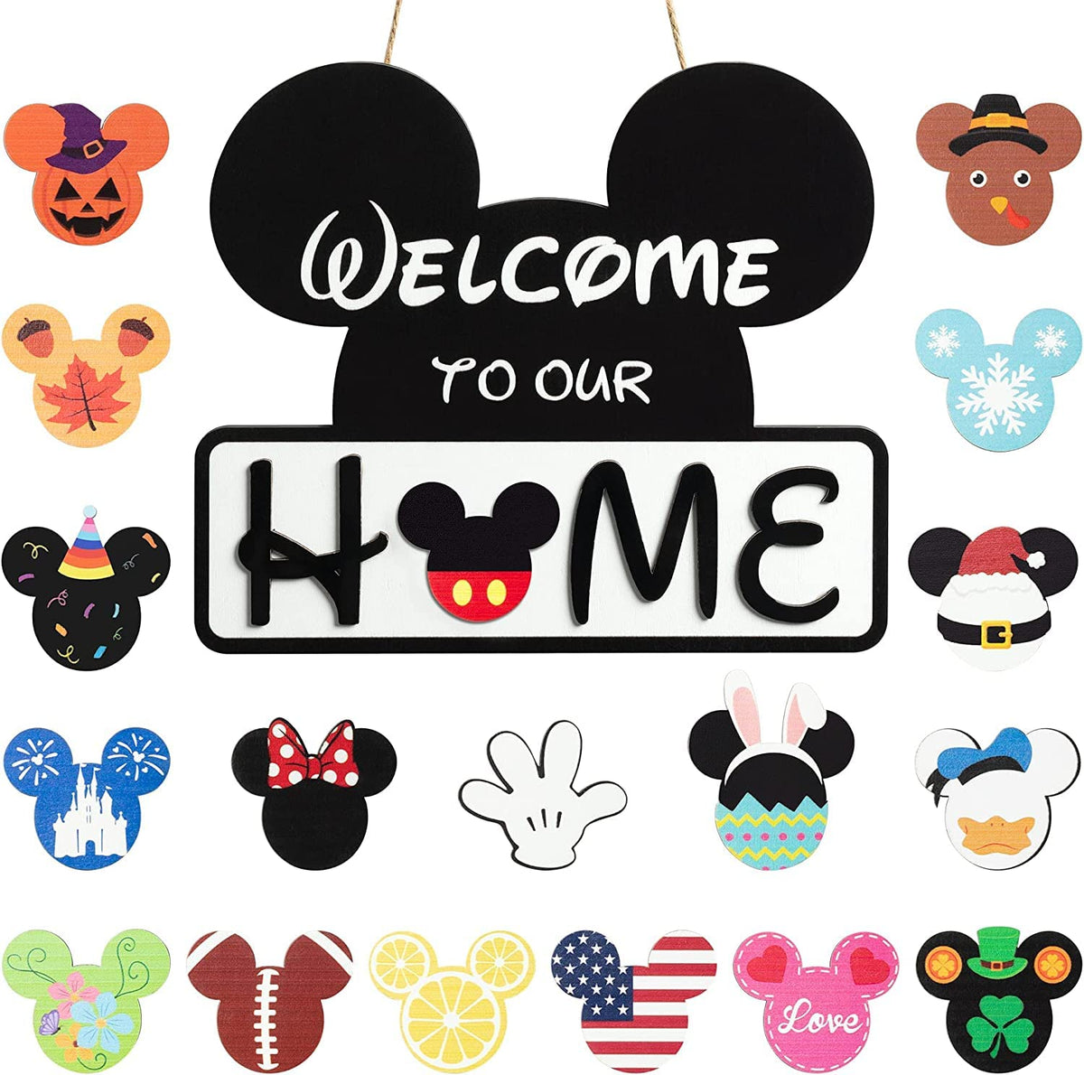 SUPYFD welcome sign board on the door adds seasonal charm.