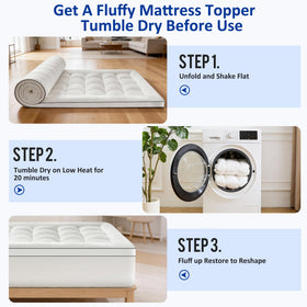 SurChic King Size Topper 400TC microfiber, skin-friendly texture for daily comfort.