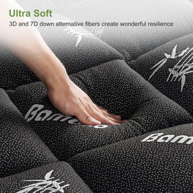 SurChic topper refreshes your mattress with a soft breathable layer