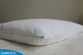 SureGuard bed bug-proof pillow cover protects your pillow from pests during sleep.