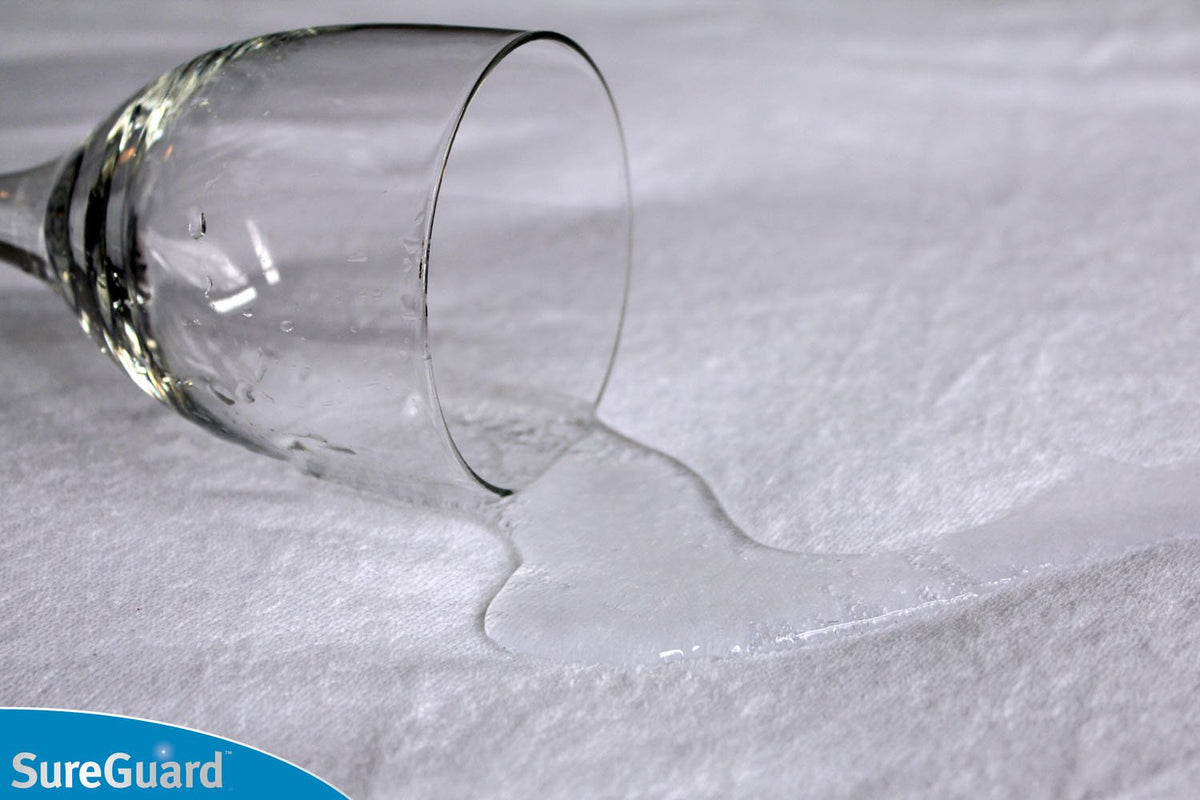 SureGuard king size fits 13 to 16 inches deep securely on a deep mattress.