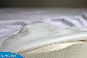 SureGuard waterproof layer keeps mattress dry during accidents