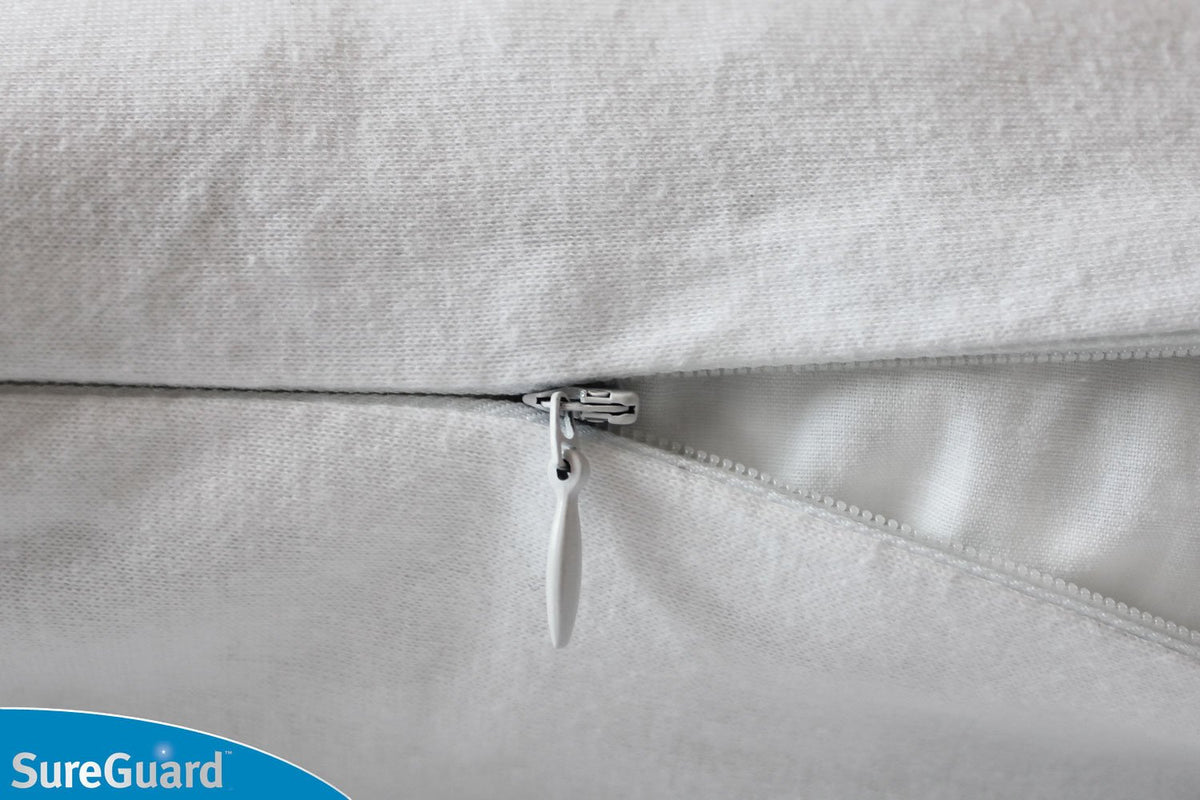 Soft and noiseless cotton surface invites restful nights and comfort.