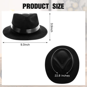 Sureio 1920s costume hat adds period flair to outfits.