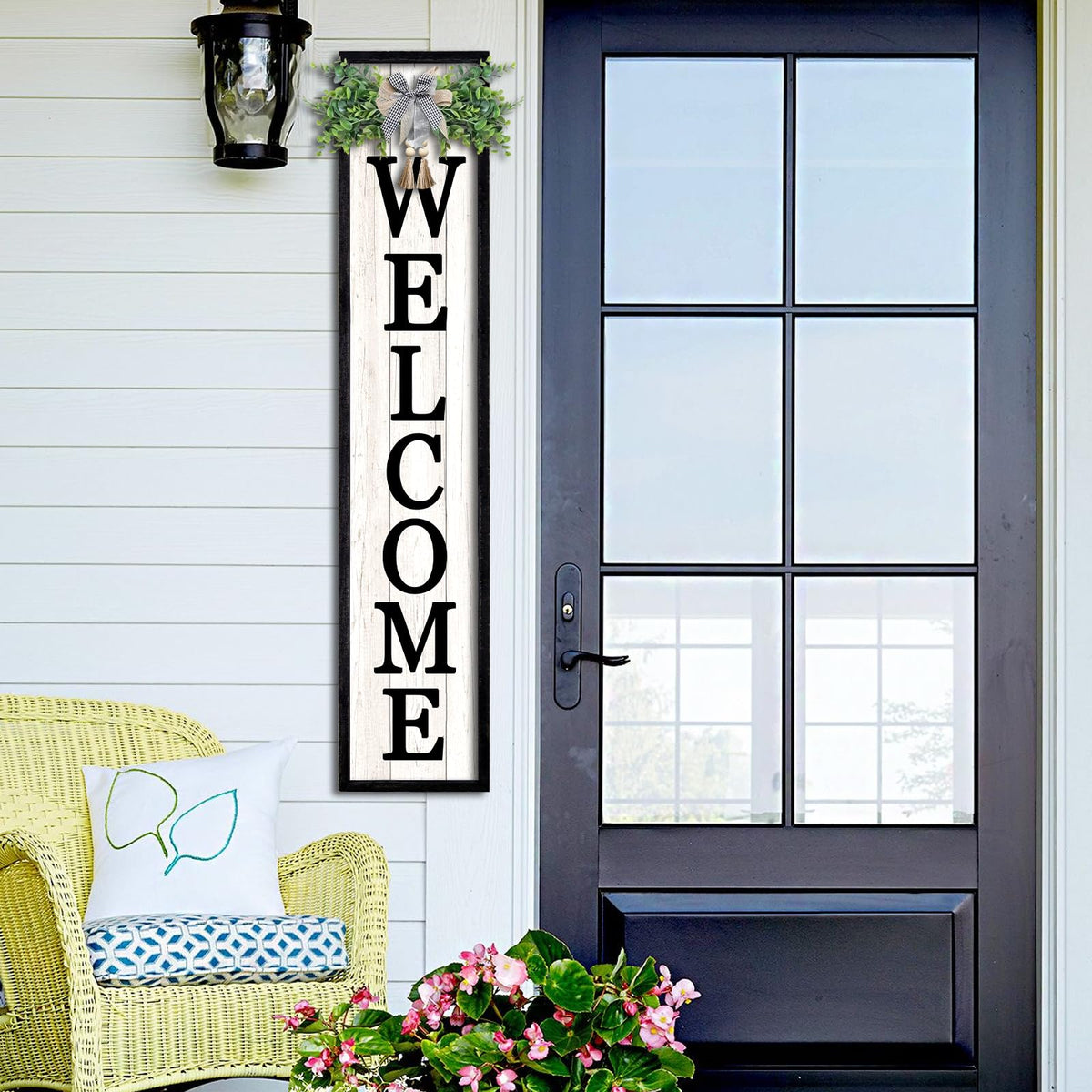 Surfapans ready-to-hang design saves time mounting on any exterior wall.