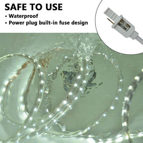 SURNIE IP65 waterproof rope light suitable for pathways and patios.