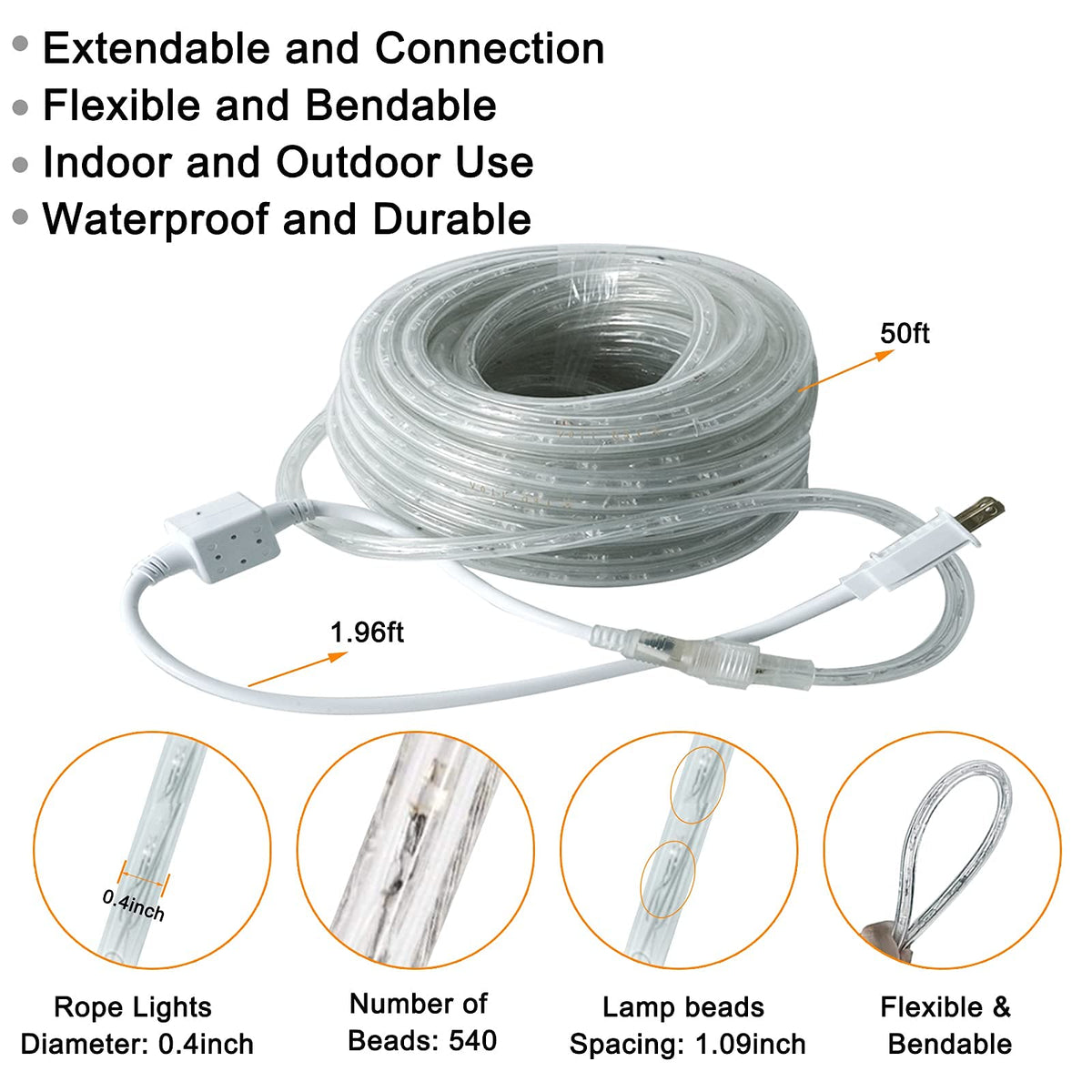 SURNIE warm white lighting ideal for holidays, patios, and outdoor events