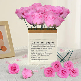 Suryushi durable artificial roses stay vibrant without fading over time.