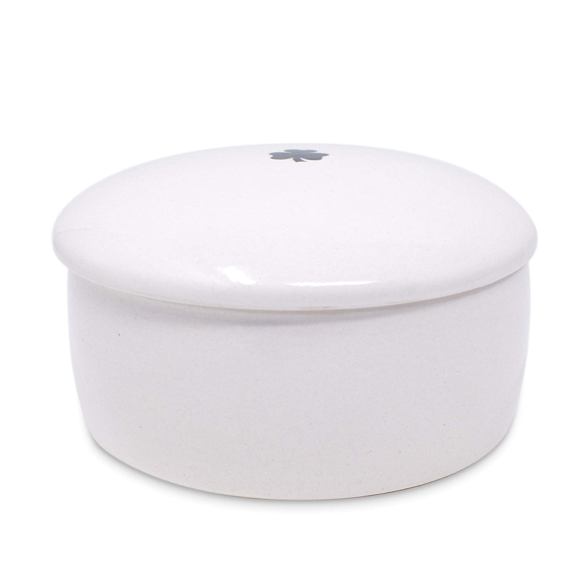 Susabella green shamrock keepsake box stores small mementos safely.