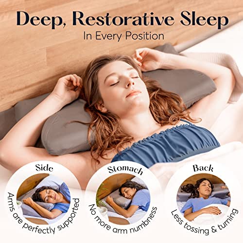 Sutera Dream Deep Pillowcase silverthread detail demonstrates antimicrobial protection