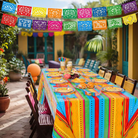 Suttmin Cinco de Mayo papel picado banner 6 m for festive decor.
