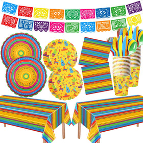 Suttmin Cinco de Mayo dinner plates 9 inches for crowd-friendly meals.