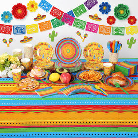 Suttmin Cinco de Mayo tablecloth 54x108 inches for full surface protection.
