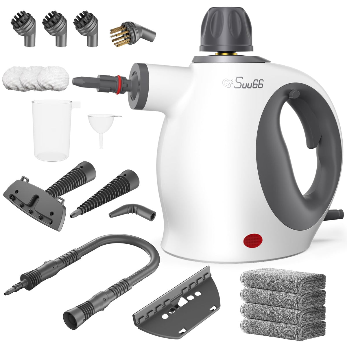 Suu66 handheld steam cleaner in compact design for easy setup and quick cleans