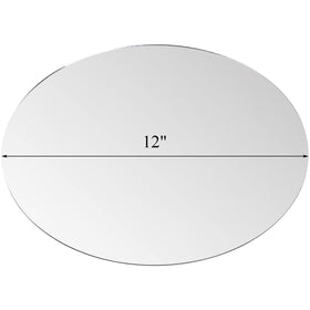Suwimut round mirror tray candle display adds depth to tables and holiday tablescapes.