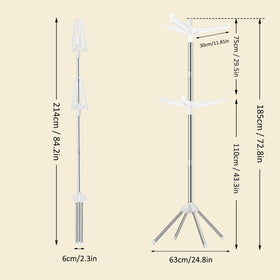 SUYU stainless steel rack for durable, long-lasting laundry use.