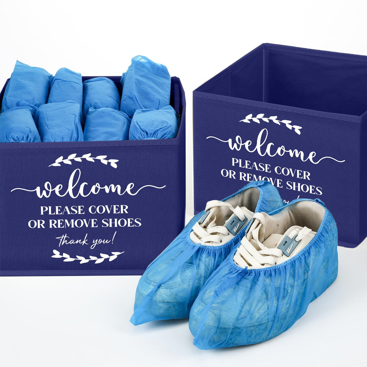 Suzile entryway shoe box setup demonstrating versatile placement at home