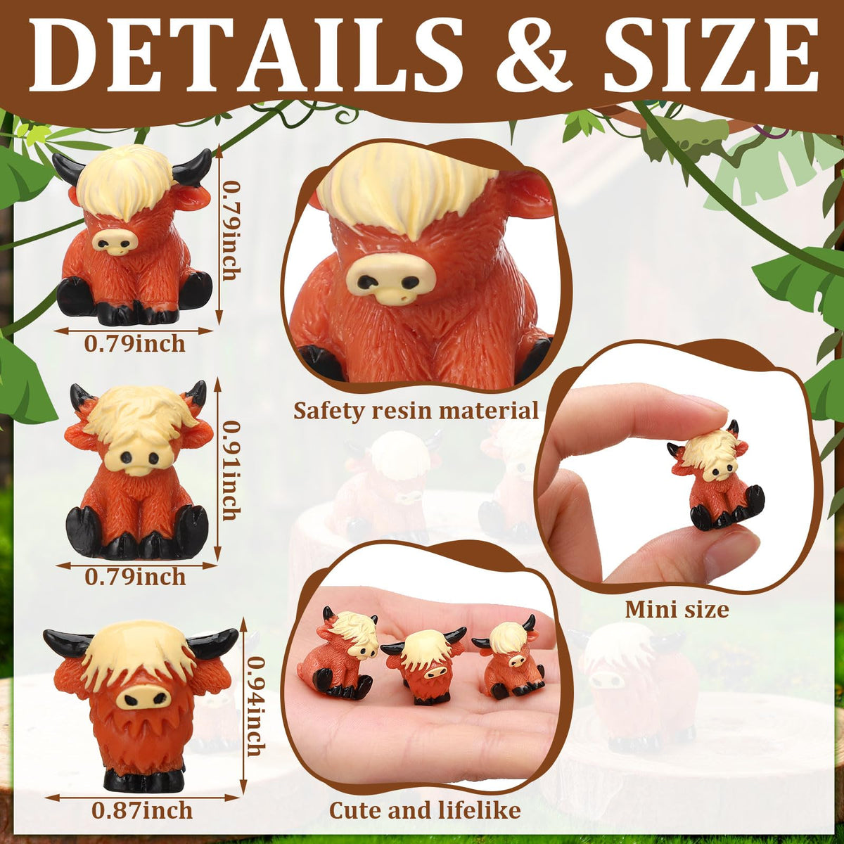 Suzile waterproof resin cows for indoor and outdoor display