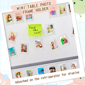 Suzile mini magnetic frame set offers reusable photo walls.