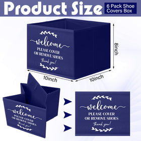 Suzile 6 pack beige shoe boxes ready for real estate open houses